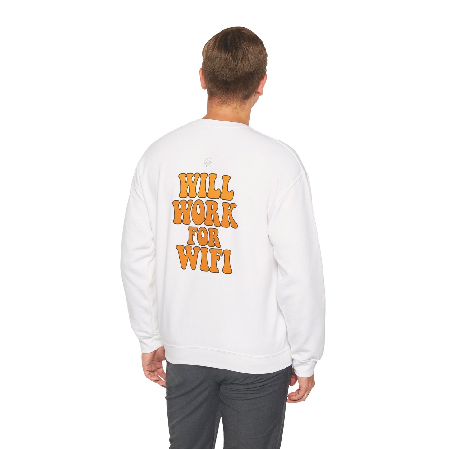 Will Work For Wifi Crewneck