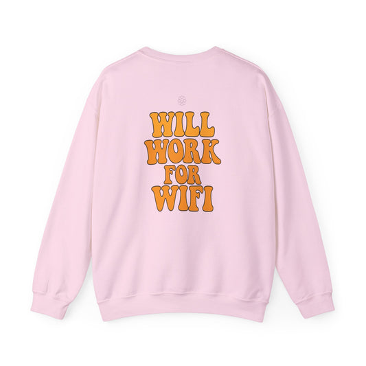Will Work For Wifi Crewneck